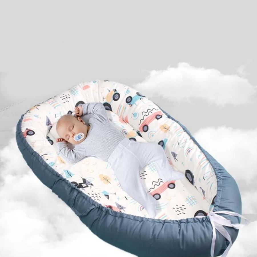 Berceau Bébé - NidPortableBébé™ - Voiture Bleue - BBModern