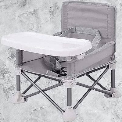 Chaise Pliante - BabyBoosterSeat™ - Gris - BBModern