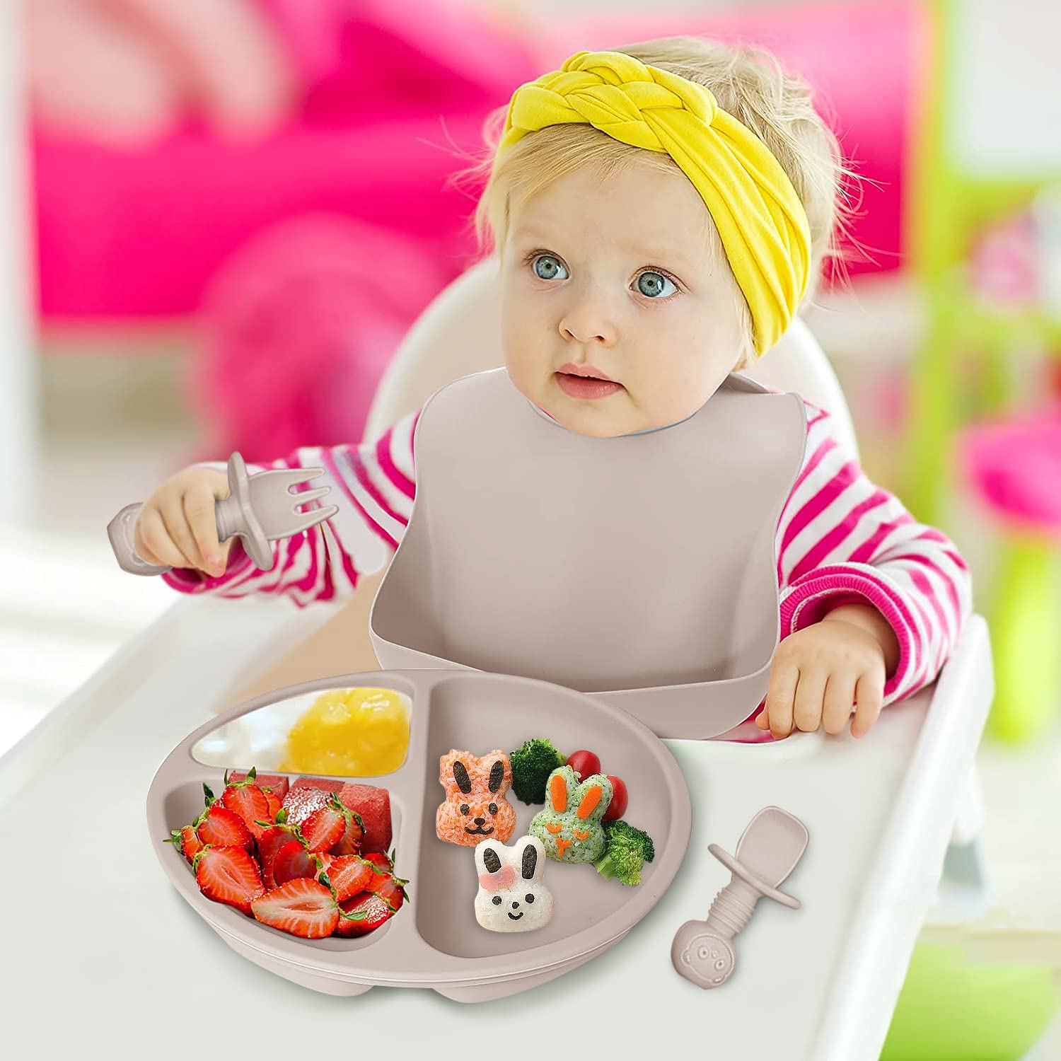 VAISSELLE BEBE - TablewareBabySet™ - Beige - BBModern